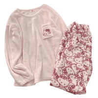Hello Kitty Velvet Pajama Set